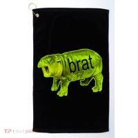Moo Deng Brat Cute Baby Hippo Golf Towel thumb 0