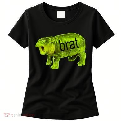 Moo Deng Brat Cute Baby Hippo Women's T-Shirt