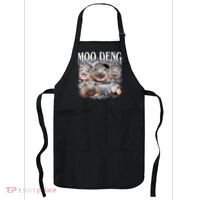 Moo Deng Cute Funny Hippo Apron thumb 0