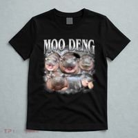 Moo Deng Cute Funny Hippo T-Shirt thumb 5