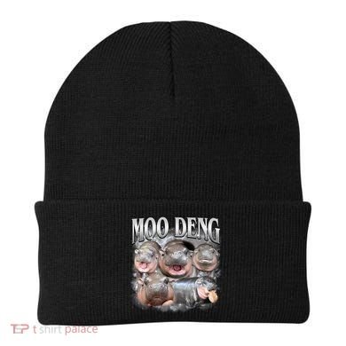 Moo Deng Cute Funny Hippo Beanie