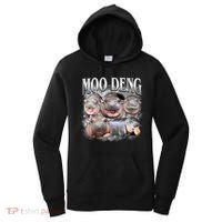 Moo Deng Cute Funny Hippo Women's Hoodie thumb 0