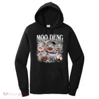 Moo Deng Cute Funny Hippo Women's Hoodie thumb 0