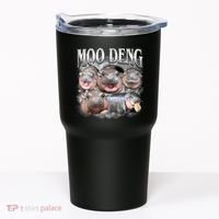 Moo Deng Cute Funny Hippo Tumbler thumb 0