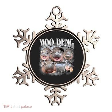 Moo Deng Cute Funny Hippo Ornament
