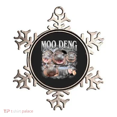 Moo Deng Cute Funny Hippo Ornament