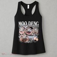 Moo Deng Cute Funny Hippo Women's Tank Top thumb 3