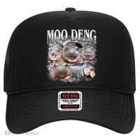 Moo Deng Cute Funny Hippo Hat thumb 0