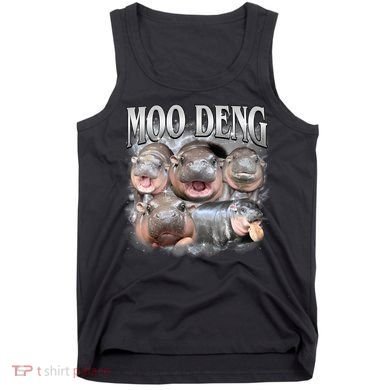 Moo Deng Cute Funny Hippo Tank Top