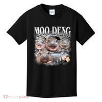 Moo Deng Cute Funny Hippo Kids T-Shirt thumb 0