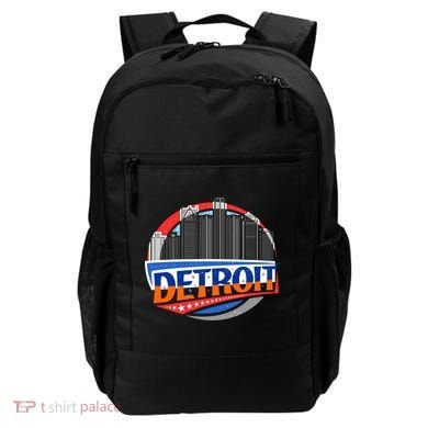 Modern Detroit City Scape Backpack