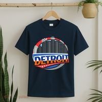 Modern Detroit City Scape T-Shirt thumb 2