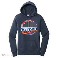 Modern Detroit City Scape Women's Hoodie thumb 0