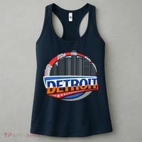 Modern Detroit City Scape Women's Tank Top thumb 3