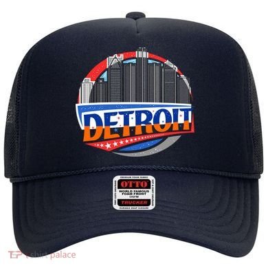 Modern Detroit City Scape Hat