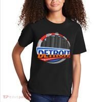 Modern Detroit City Scape Kids T-Shirt thumb 2