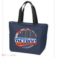 Modern Detroit City Scape Tote Bag thumb 3