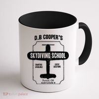 Men D.B. Cooper Skydiving School Coffee Mug thumb 1