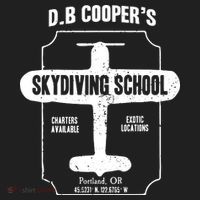 Men D.B. Cooper Skydiving School Tumbler thumb 3