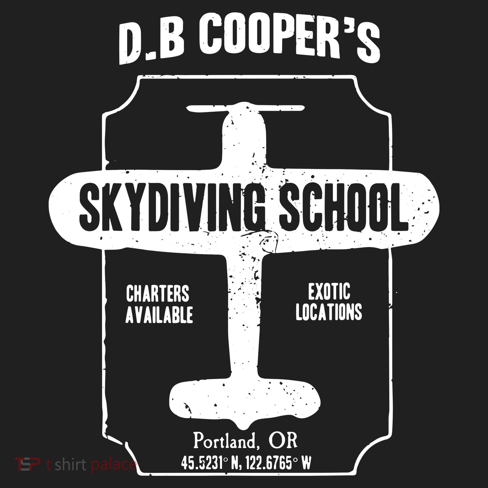 Men D.B. Cooper Skydiving School Tumbler