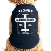 Men D.B. Cooper Skydiving School Doggie Tank thumb 0