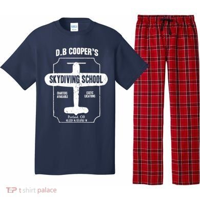 Men D.B. Cooper Skydiving School Pajama Set