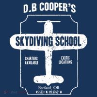 Men D.B. Cooper Skydiving School Baby Bodysuit thumb 2