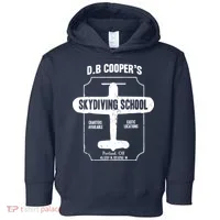 Men D.B. Cooper Skydiving School Toddler Hoodie thumb 0
