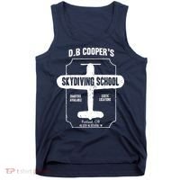 Men D.B. Cooper Skydiving School Tank Top thumb 0