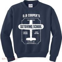 Men D.B. Cooper Skydiving School Kids Sweatshirt thumb 0
