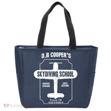 Men D.B. Cooper Skydiving School Tote Bag
