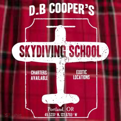 Men D.B. Cooper Skydiving School Men's Flannel Plaid Pajama Pants