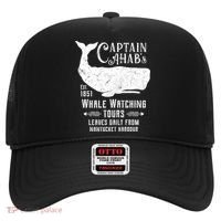 Moby Dick Captain Ahab Whale Watching Funny Sperm Whales Gift Hat thumb 0