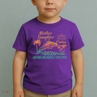 Mother Daughter Cruise Making Memories Together 2026 Toddler T-Shirt thumb 2