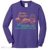 Mother Daughter Cruise Making Memories Together 2026 Kids Long Sleeve Shirt thumb 0