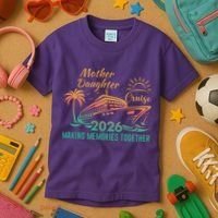 Mother Daughter Cruise Making Memories Together 2026 Kids T-Shirt thumb 3