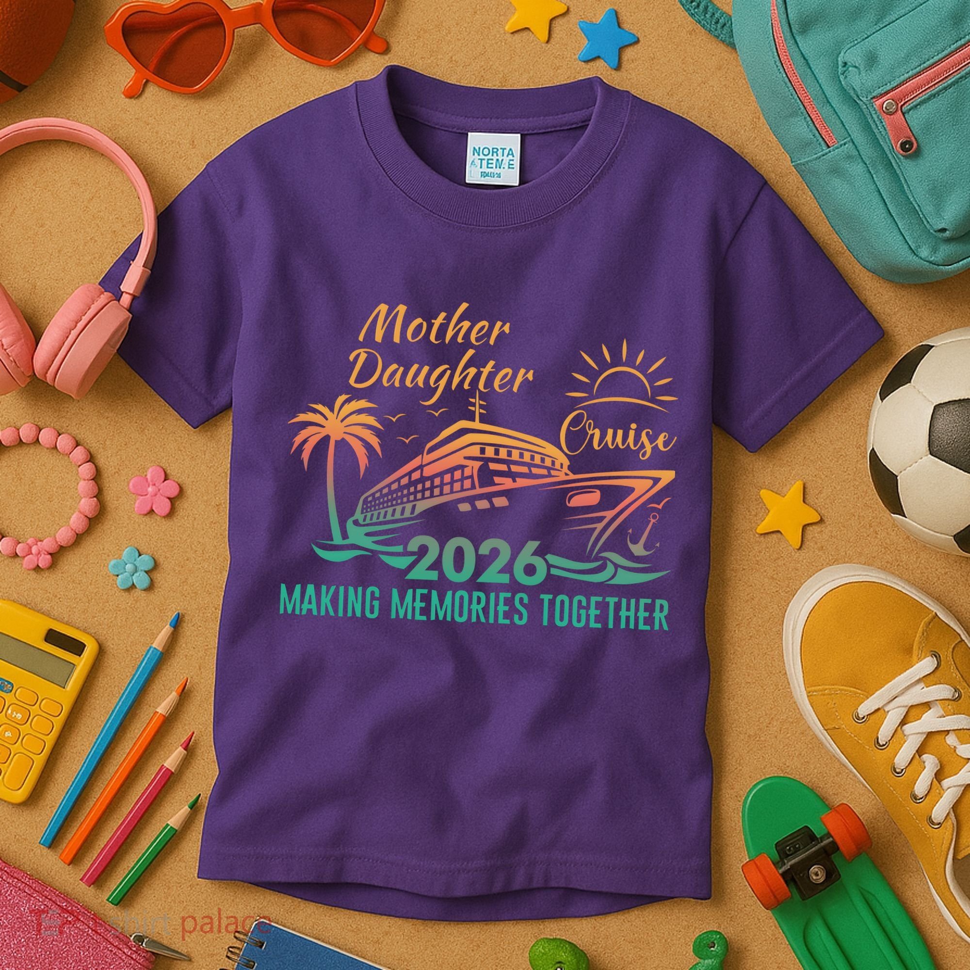 Mother Daughter Cruise Making Memories Together 2026 Kids T-Shirt