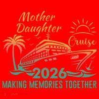 Mother Daughter Cruise Making Memories Together 2026 Santa Hat thumb 1