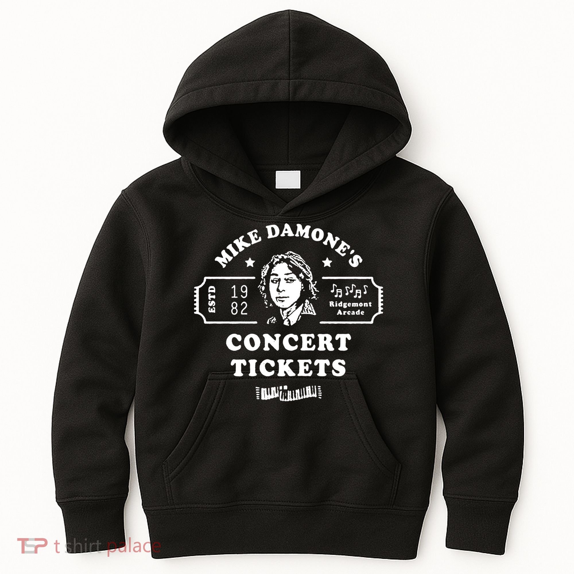 Mike Damone Concer Tickets 1982 Estd Kids Hoodie
