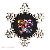 Moo Deng Cute Baby Hippo Thailand Running Marathon Ornament thumb 0