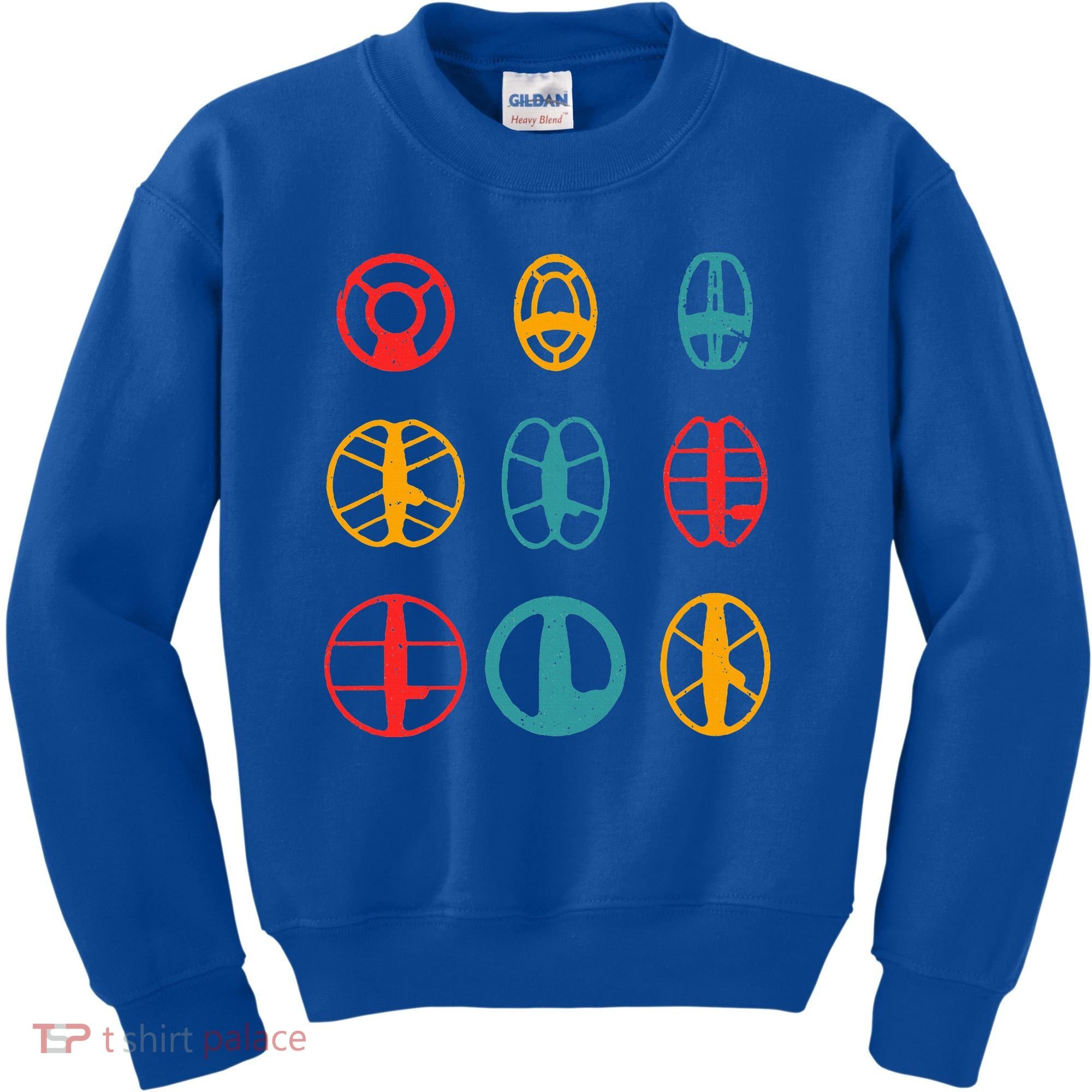 Metal Detecting Coils Cool Metal Detectorist Kids Sweatshirt