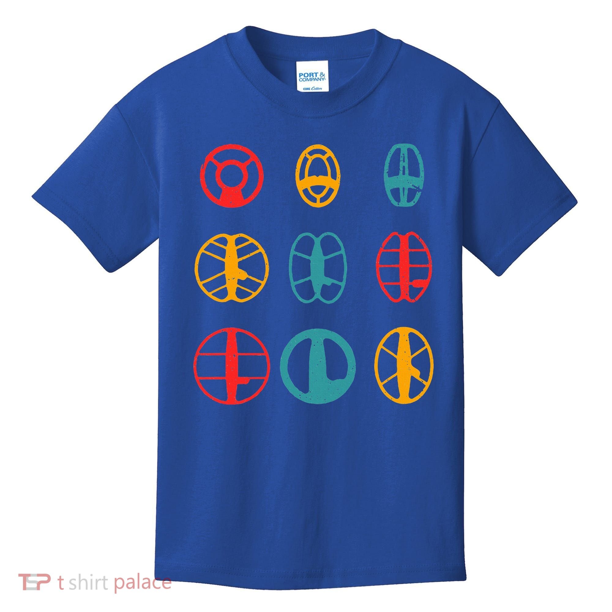 Metal Detecting Coils Cool Metal Detectorist Kids T-Shirt