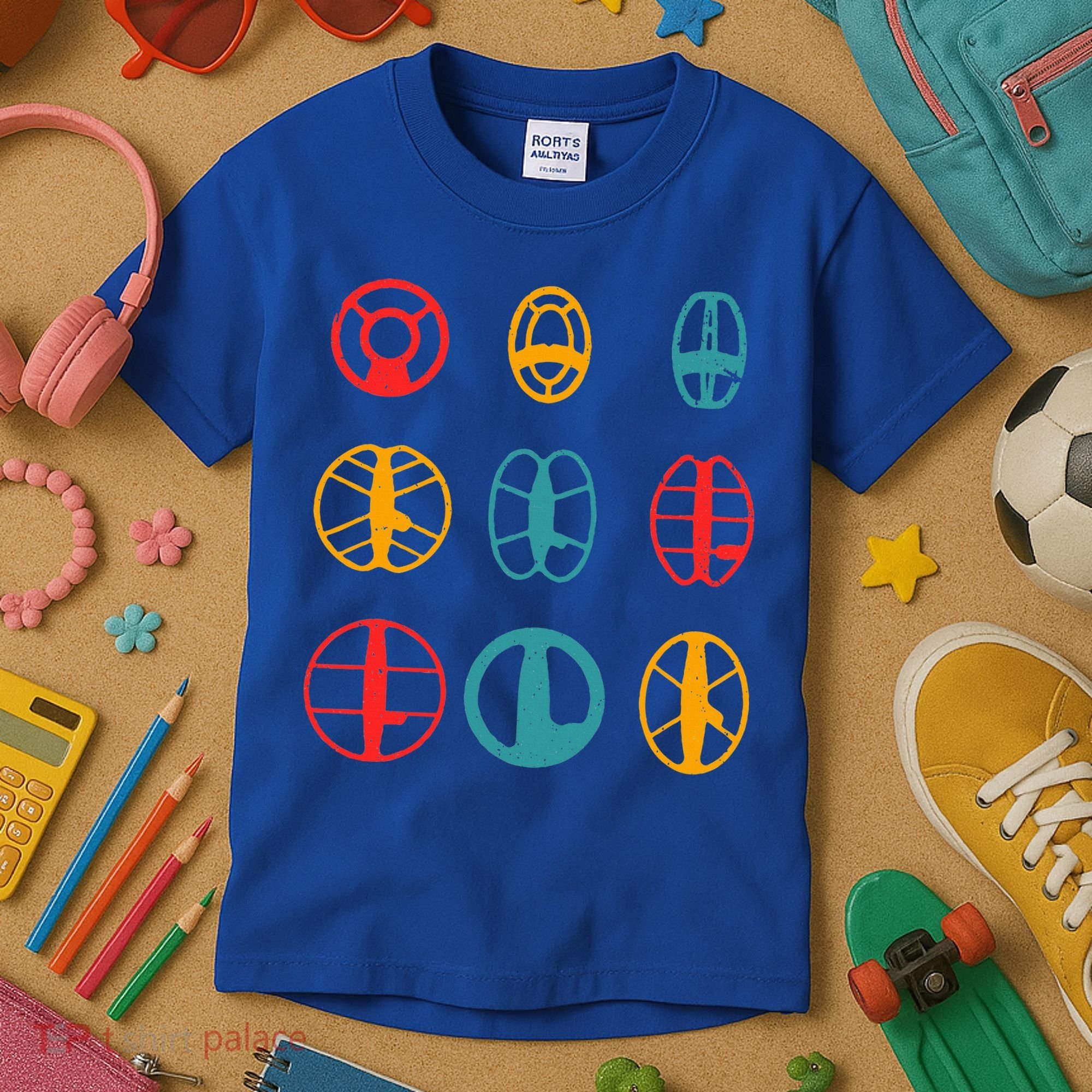 Metal Detecting Coils Cool Metal Detectorist Kids T-Shirt