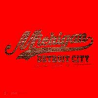 Michigan Detroit City Bricks Santa Hat thumb 1