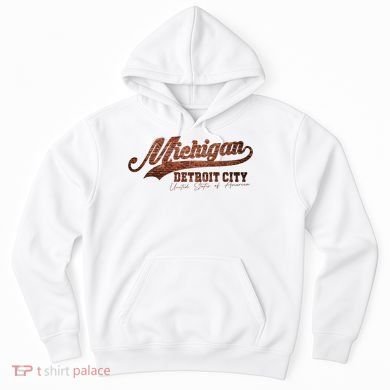 Michigan Detroit City Bricks Hoodie
