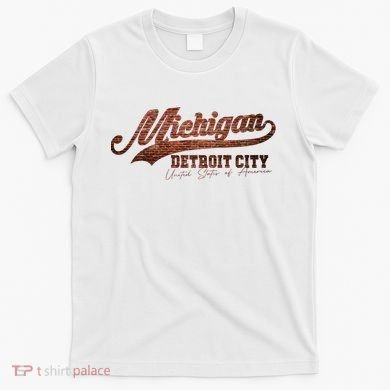 Michigan Detroit City Bricks T-Shirt