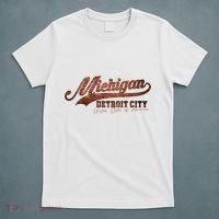Michigan Detroit City Bricks T-Shirt thumb 5