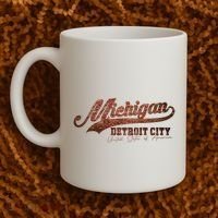 Michigan Detroit City Bricks Coffee Mug thumb 2
