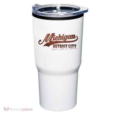 Michigan Detroit City Bricks Tumbler