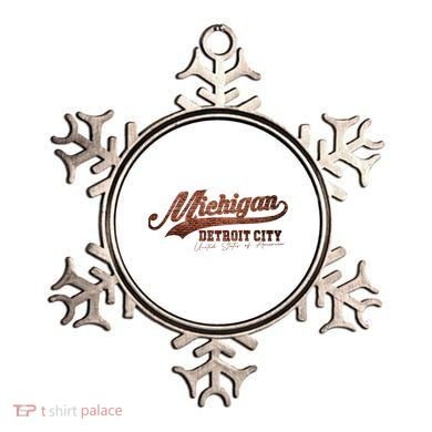 Michigan Detroit City Bricks Ornament